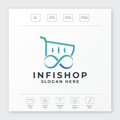 Infinity Shop Marketing Logo cover image.