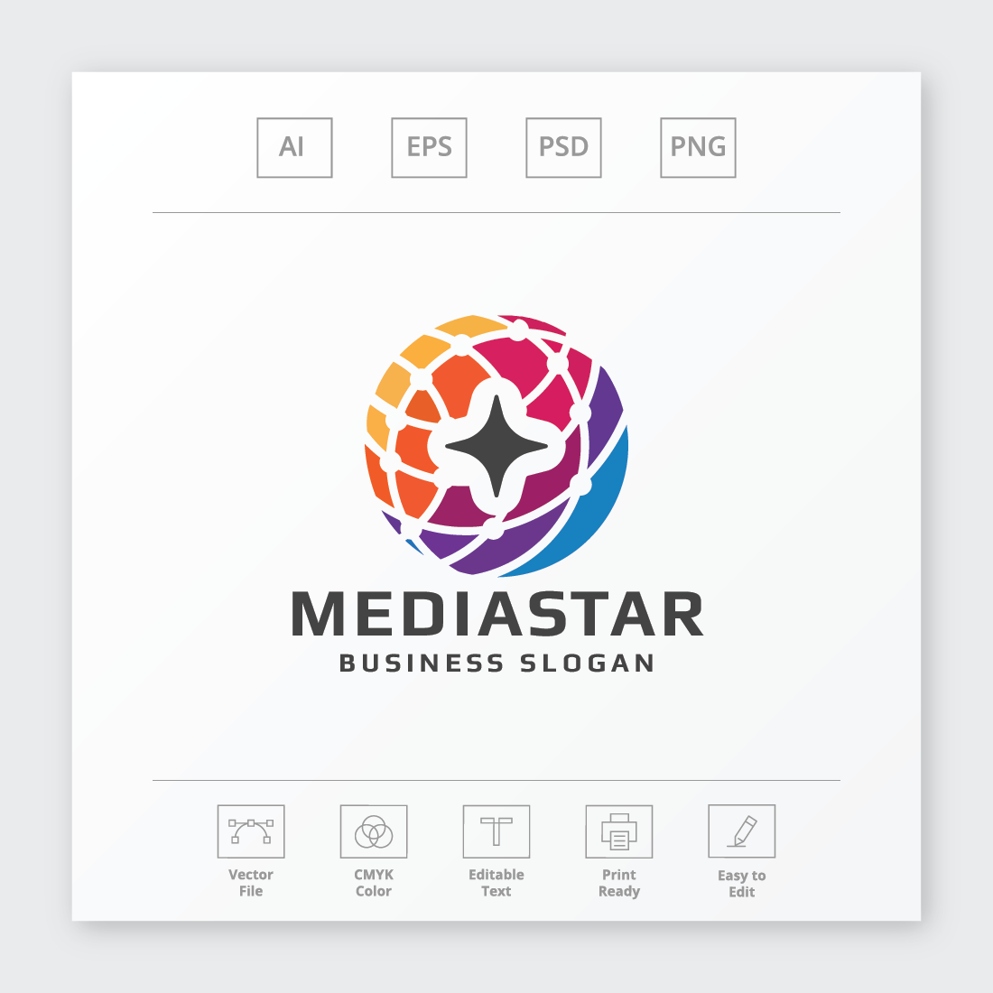 Media Star Studio Logo preview image.