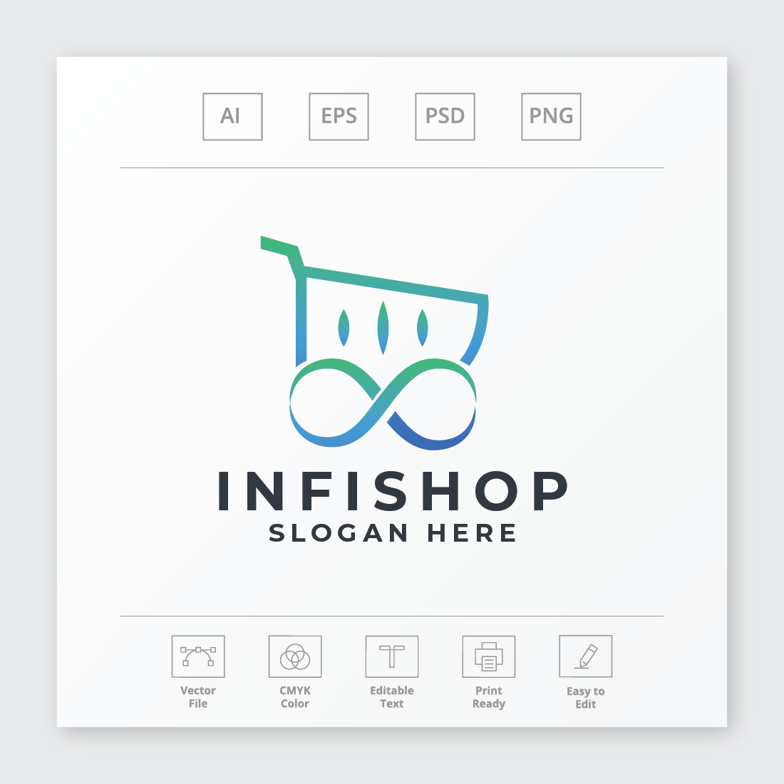 Infinity Shop Marketing Logo preview image.