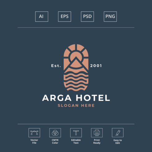 Arga Hotel Travel Logo cover image.