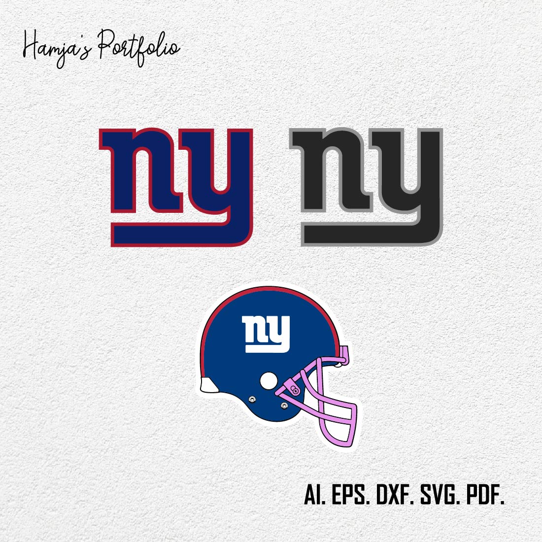 New York Giants Vector Logo Svg preview image.