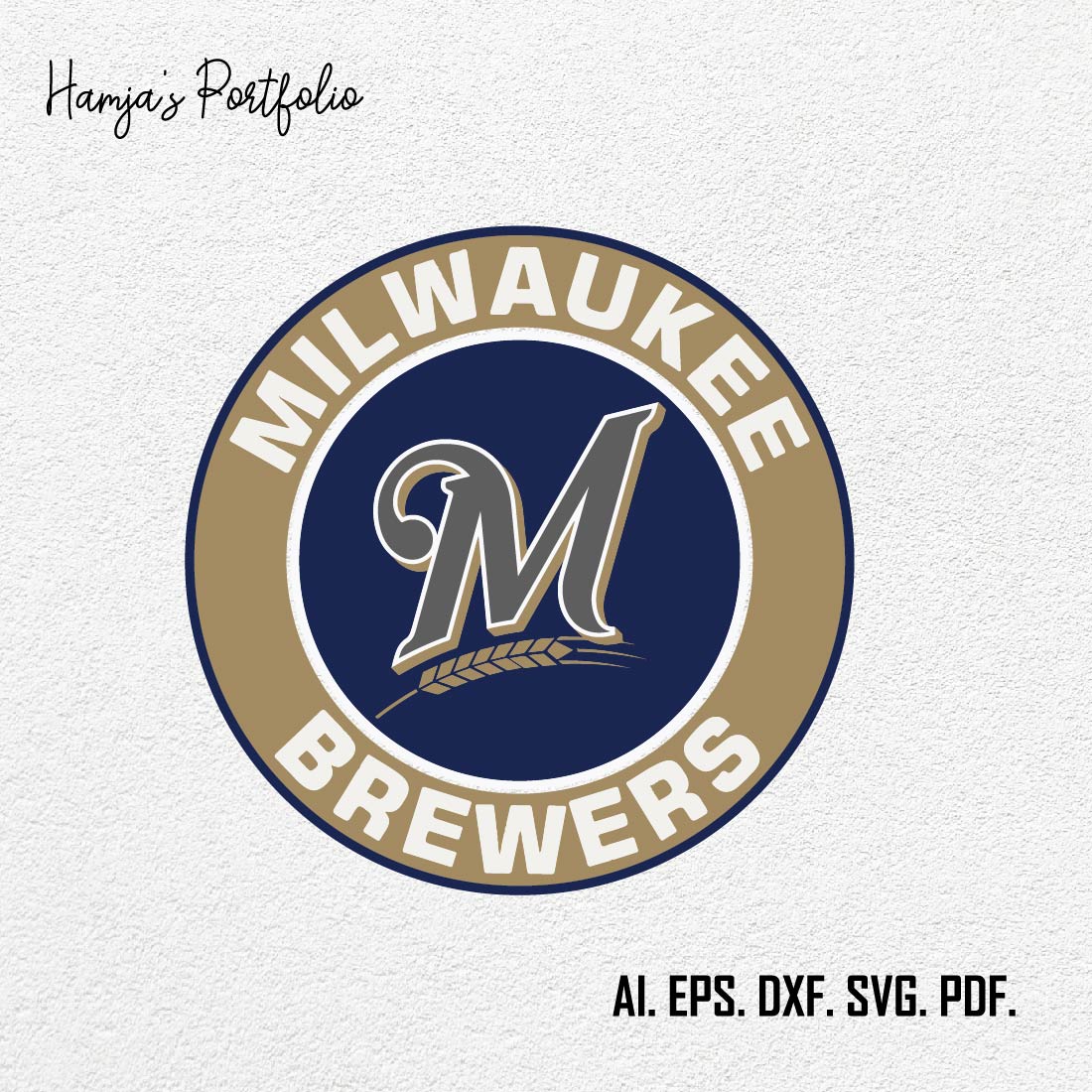 Milwaukee Brewers Logo Svg Vector Design cover image.