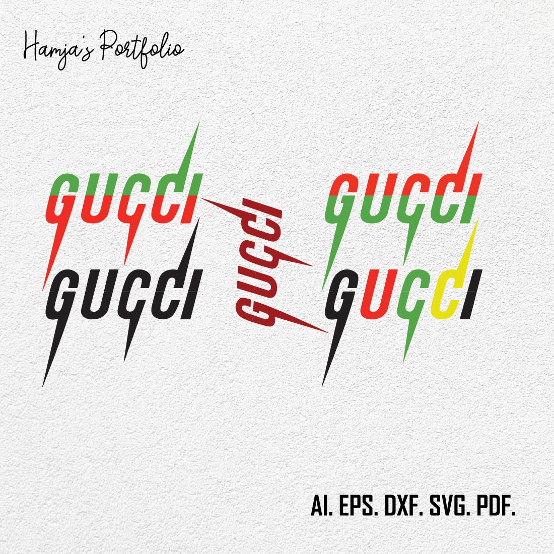 Gucci Vector Logo Svg Design cover image.