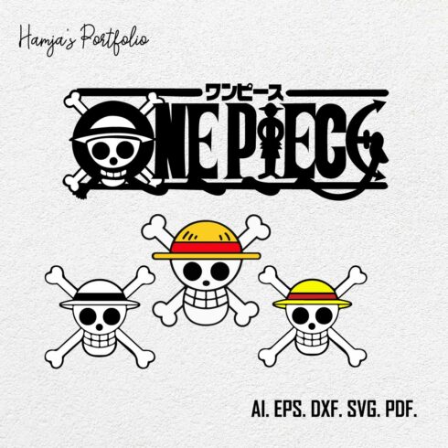 One Piece Logo Svg Vector Design cover image.