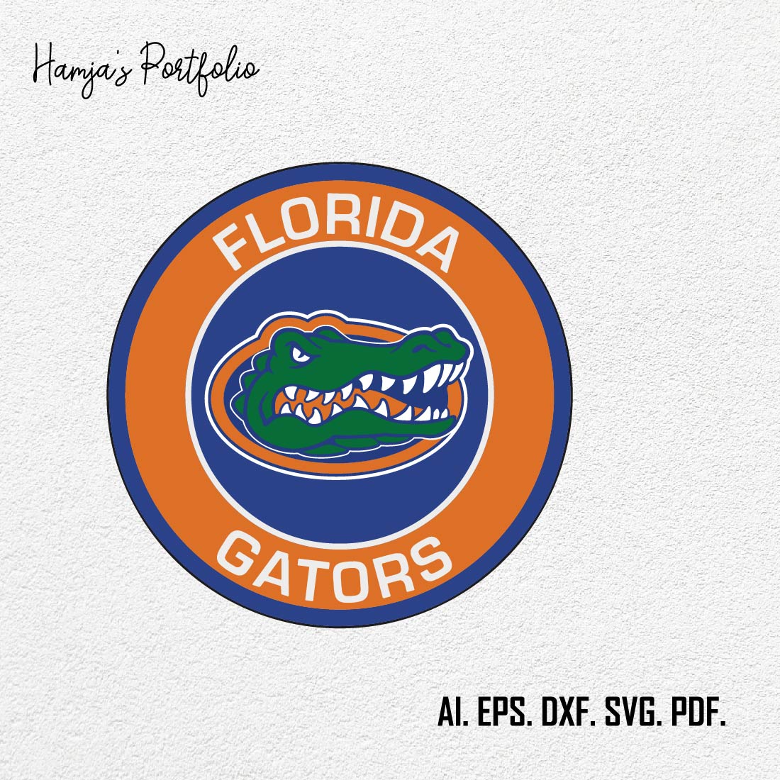 Florida Gators SVG Vector Logo Design ll Sport Vector Logo Set preview image.