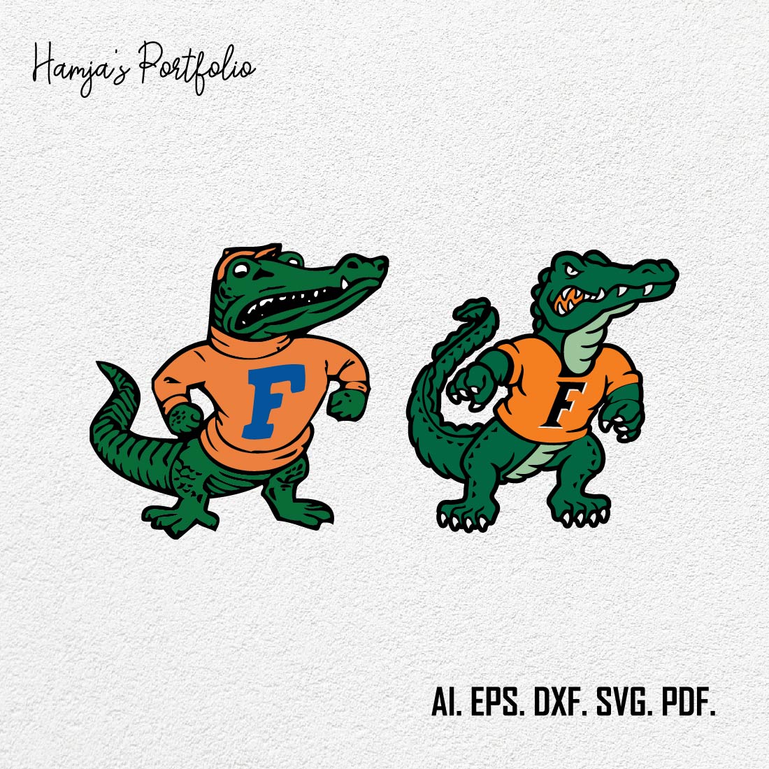 Florida Gators SVG Vector Logo Design ll Sport Vector Logo Set cover image.