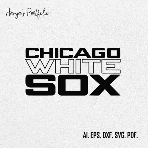 Chicago White Sox SVG Logo Vector Design cover image.