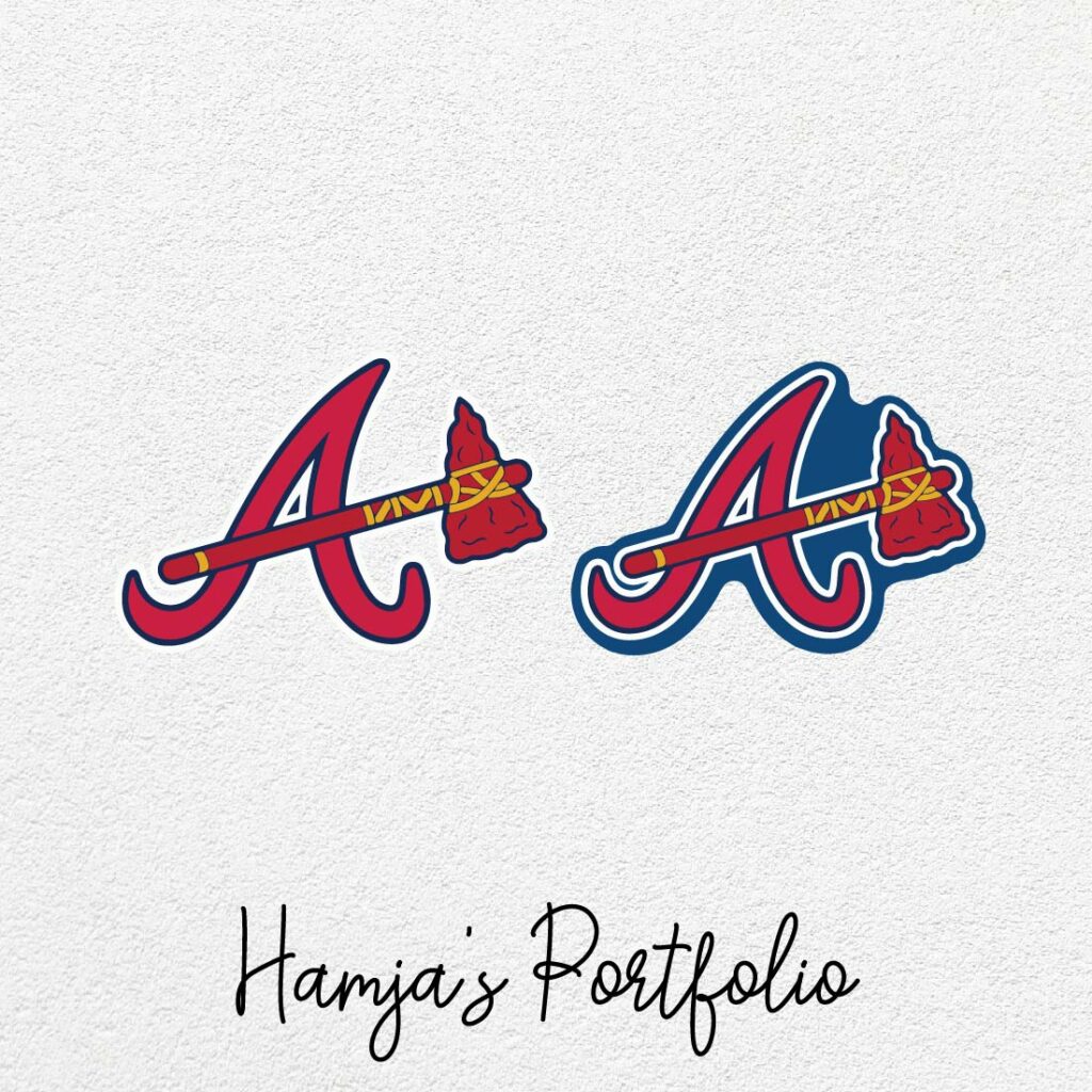Atlanta Braves Logo Vector Set - MasterBundles
