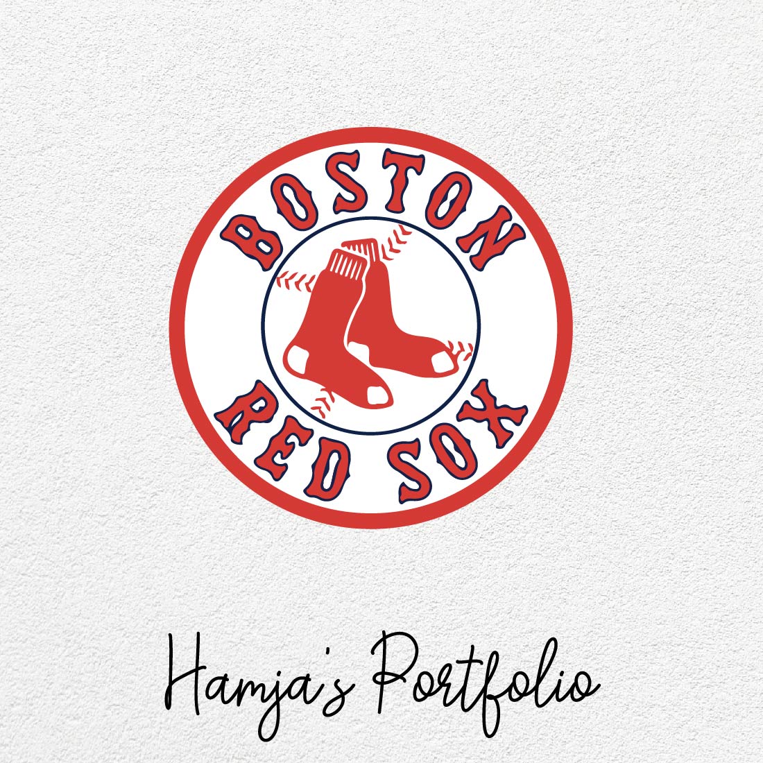 Boston Red Sox SVG Vector Design cover image.