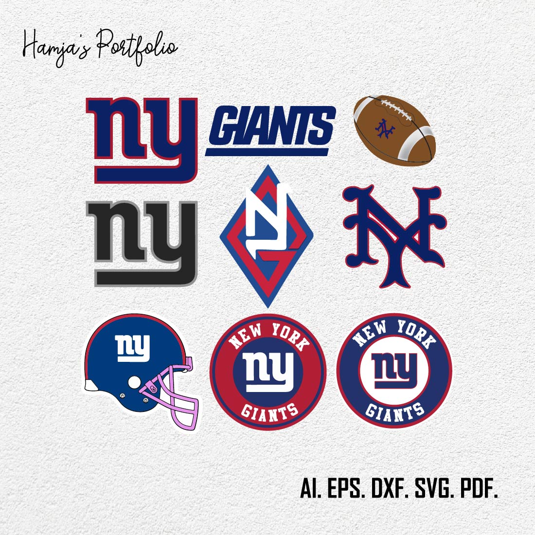 New York Giants Vector Logo Svg – MasterBundles