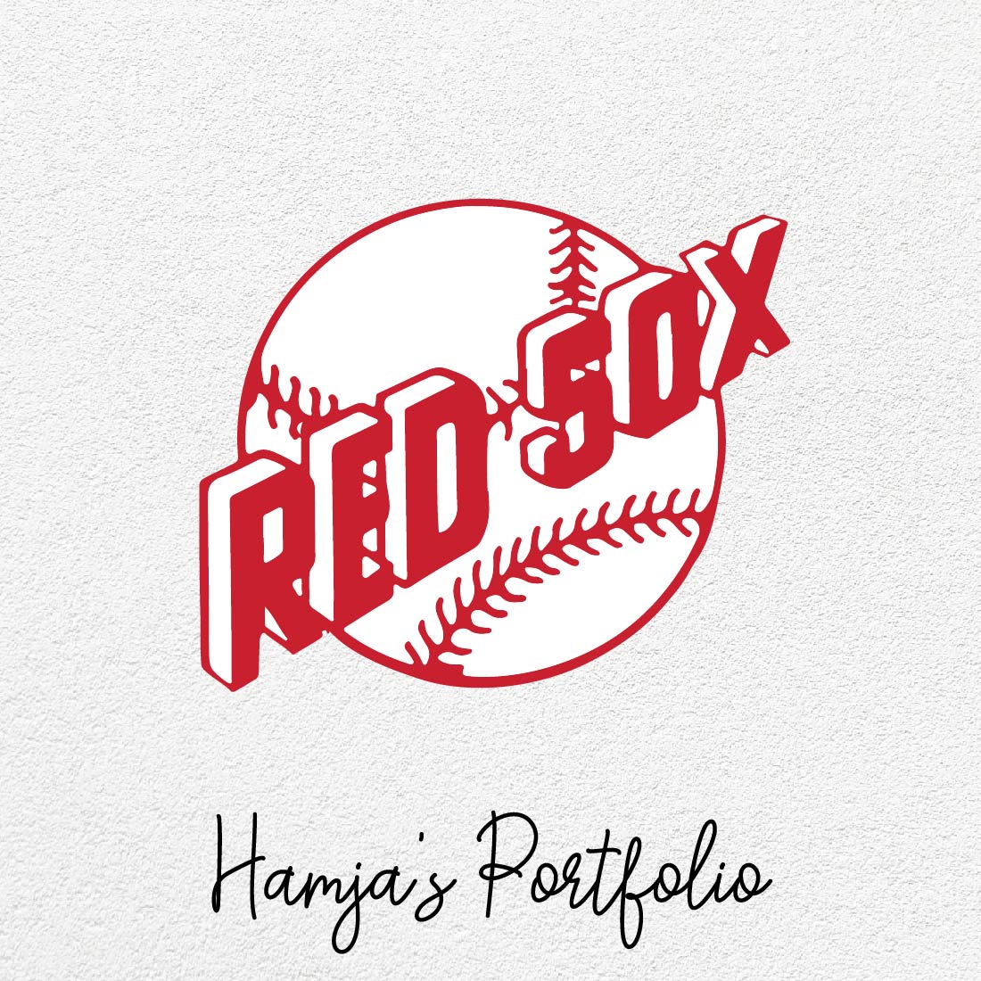 Boston Red Sox SVG Vector Design cover image.