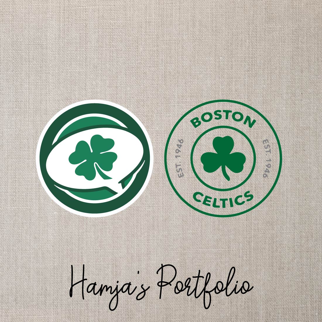 Boston Celtics Logo Vector Set preview image.