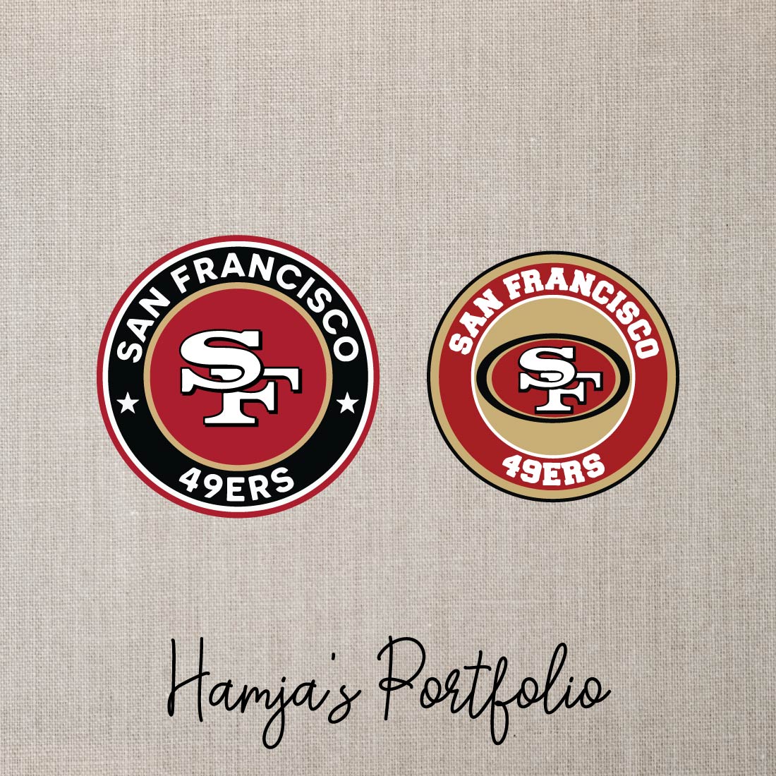 San Francisco 49ERS Logo Vector Set preview image.