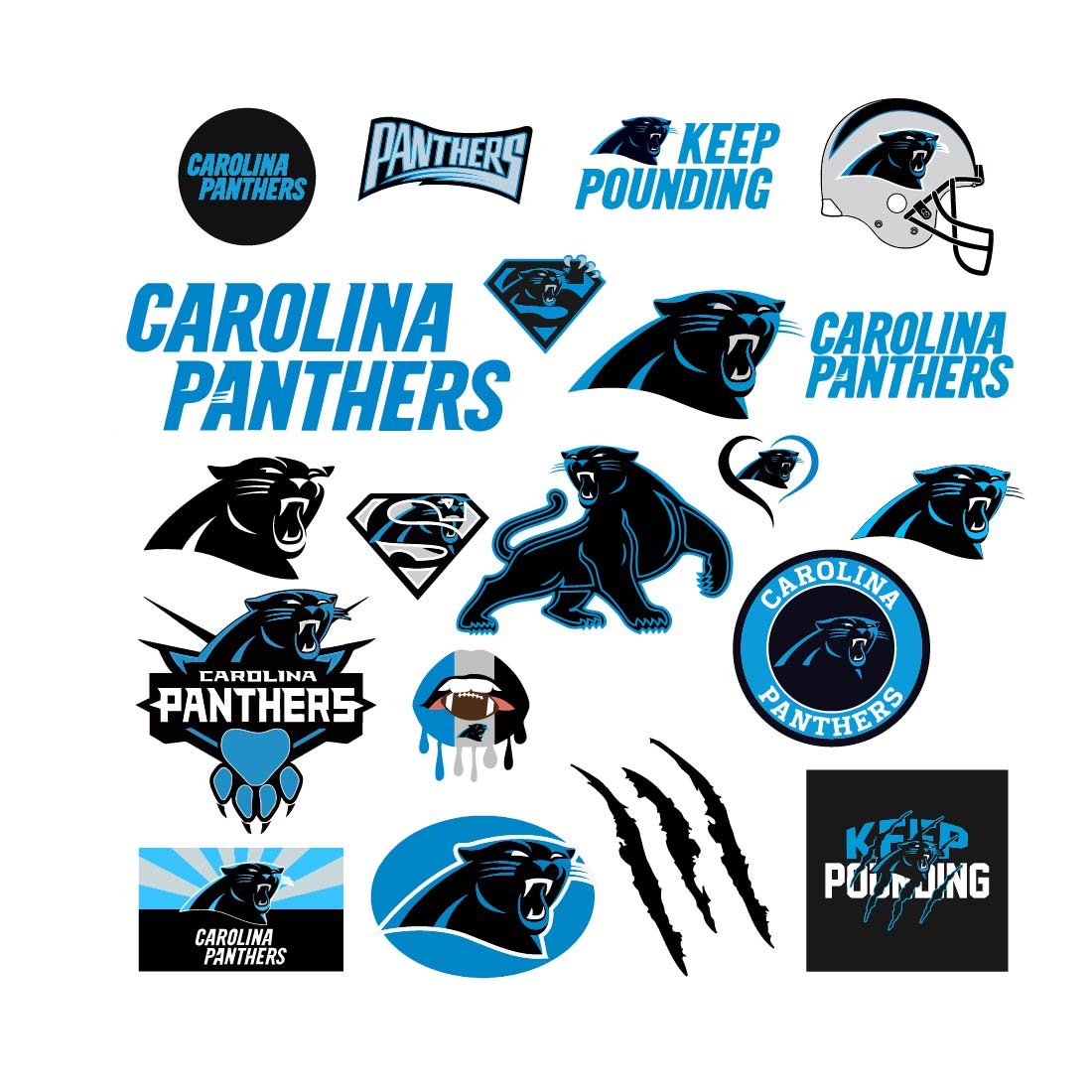 Carolina Panthers Vector Logo Svg cover image.