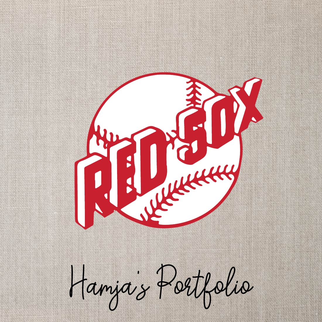 Boston Red Sox SVG Vector Design preview image.