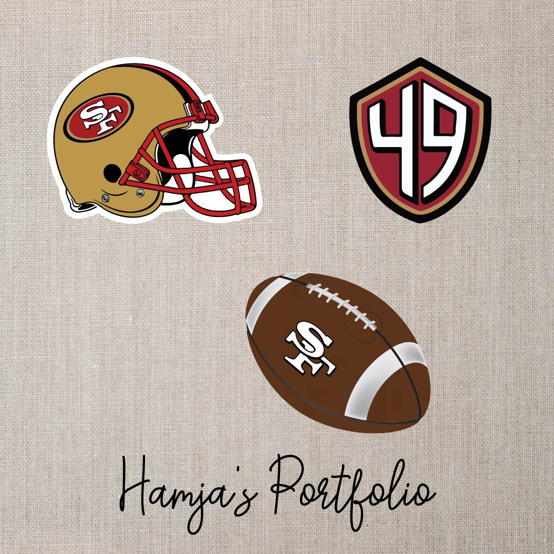 San Francisco 49ERS Logo Vector Set preview image.