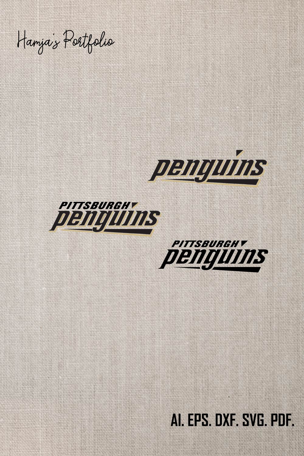 Pittsburgh Penguins Logo Svg Vector Design pinterest preview image.