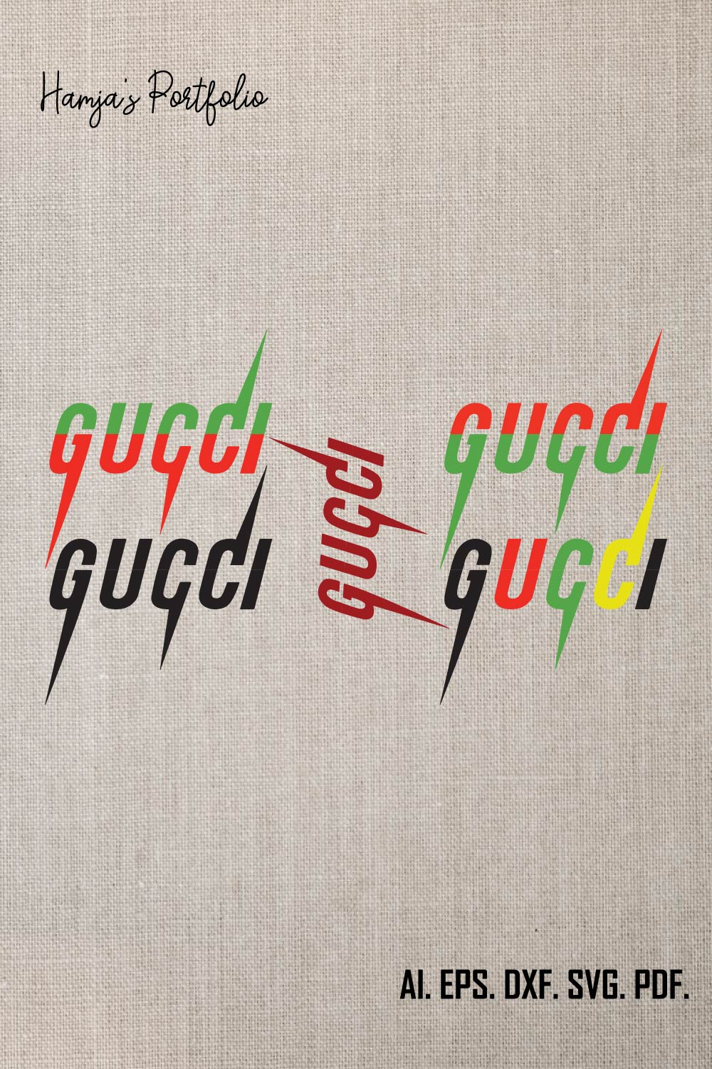 Gucci Vector Logo Svg Design pinterest preview image.