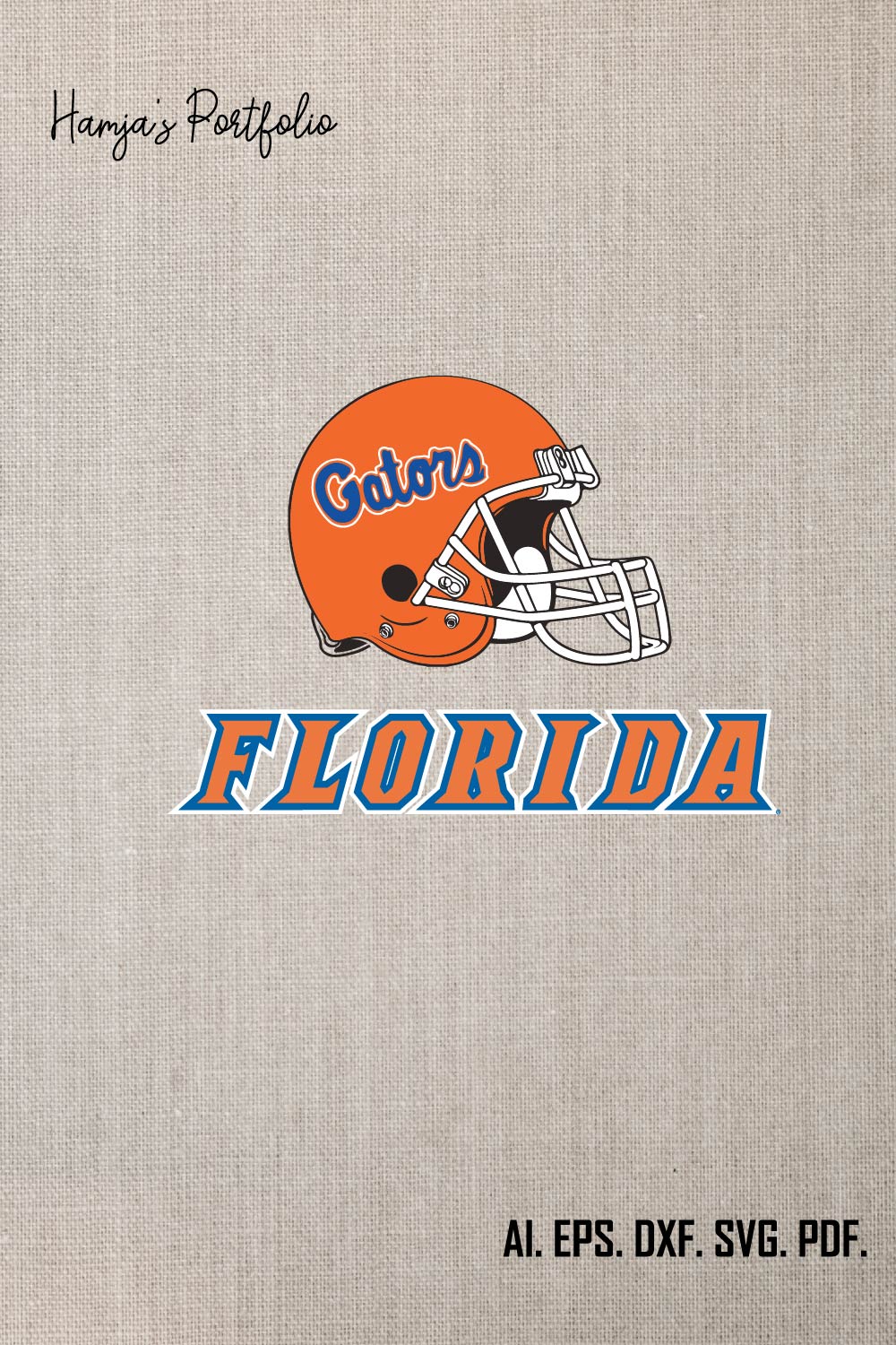 Florida Gators SVG Vector Logo Design ll Sport Vector Logo Set pinterest preview image.