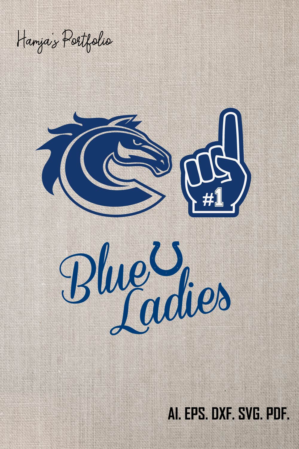 Indianapolis Colts SVG Vector Design pinterest preview image.