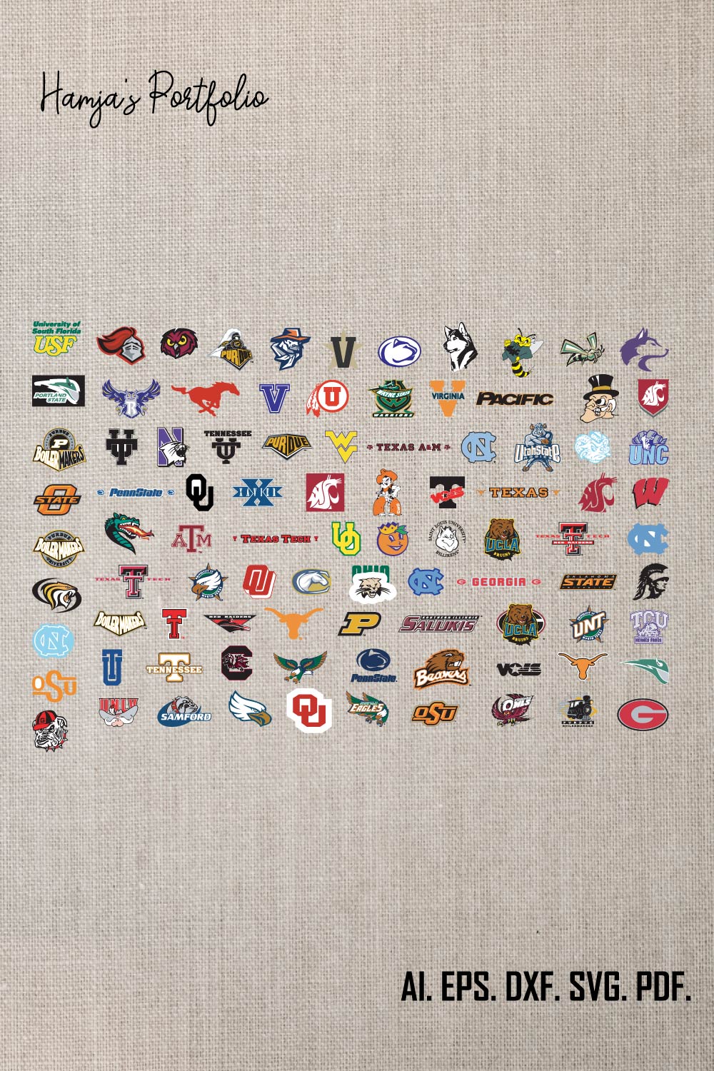 Sport Club Vector svg logo Bundle pinterest preview image.