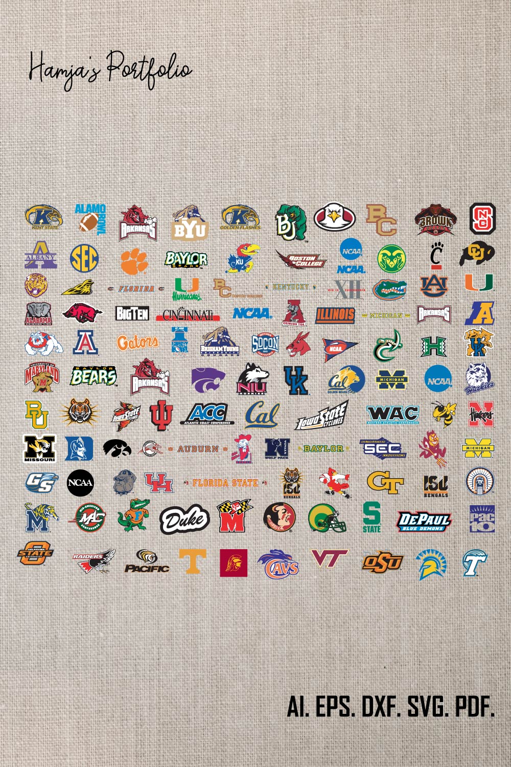 Sport Club Vector svg logo Bundle pinterest preview image.