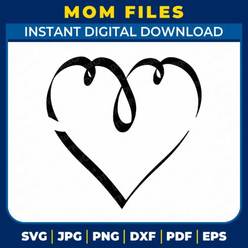 Mom SVG | Love SVG | Heart SVG Files cover image.