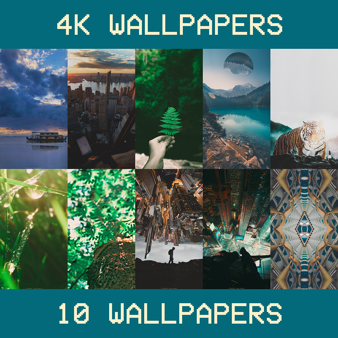Aesthetic Phone Wallpaper 4k, Wallpaper Bundle 10 Sets, Motivational Background || Social Media Story Banners preview image.