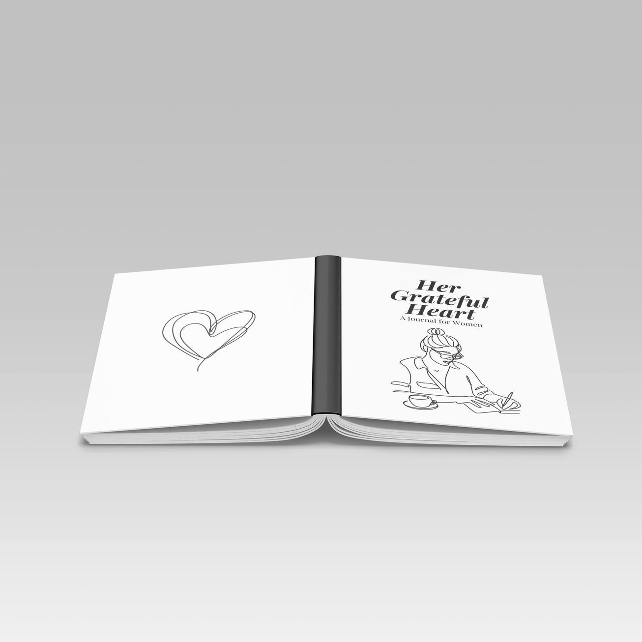 her grateful heart journal for women preview image.