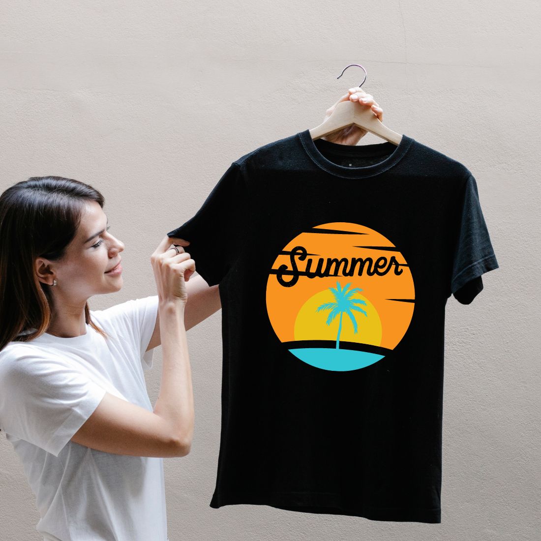 summer design t-shirt preview image.