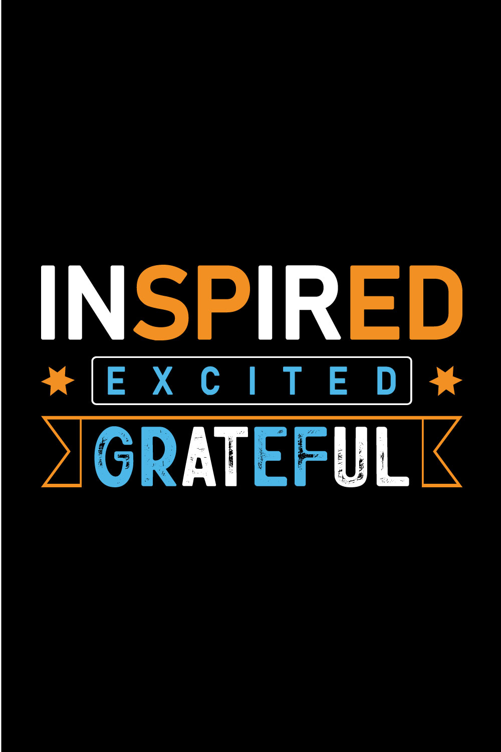 Inspired Excited Grateful pinterest preview image.