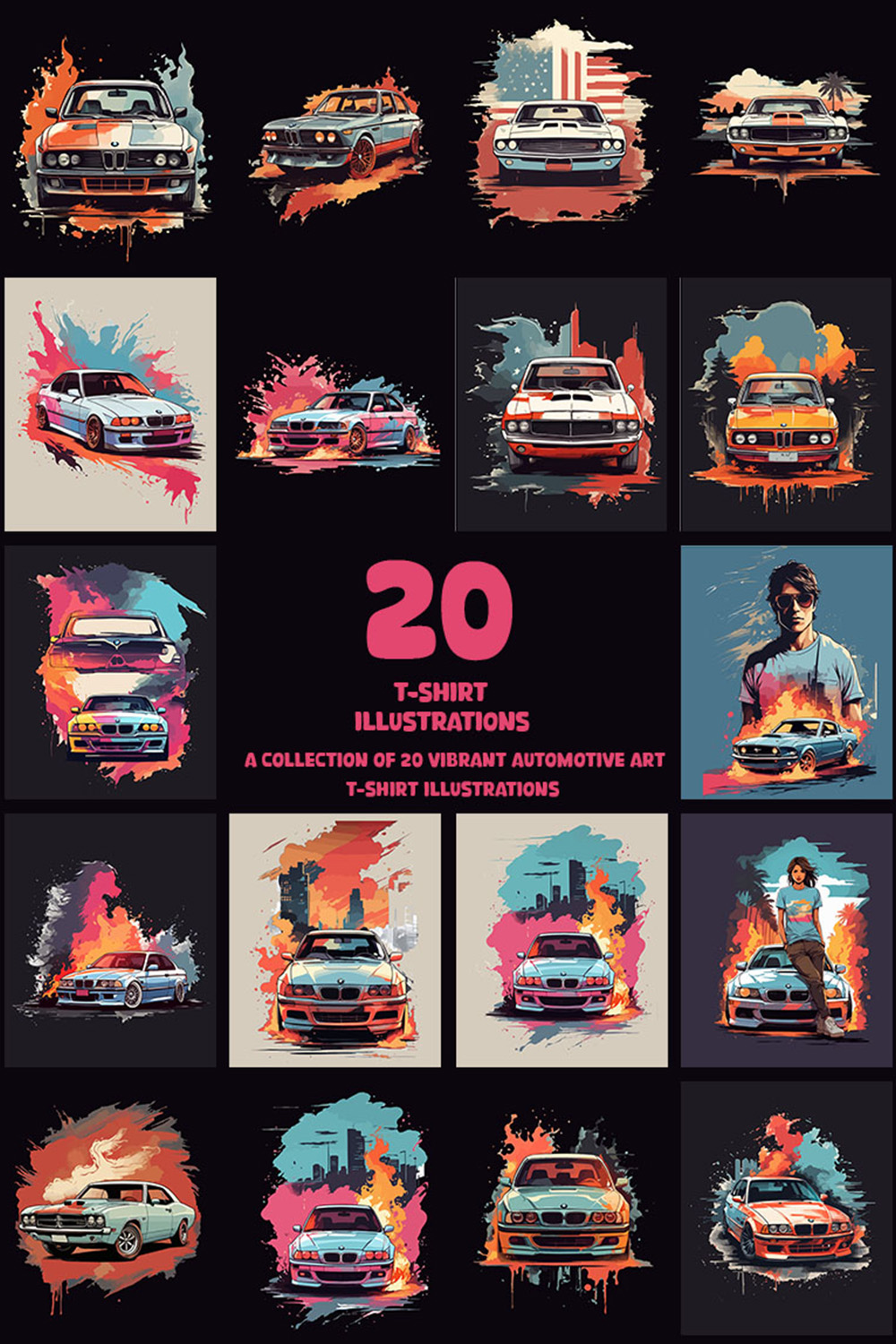 20 Tunning car lovers teeshirt design pinterest preview image.