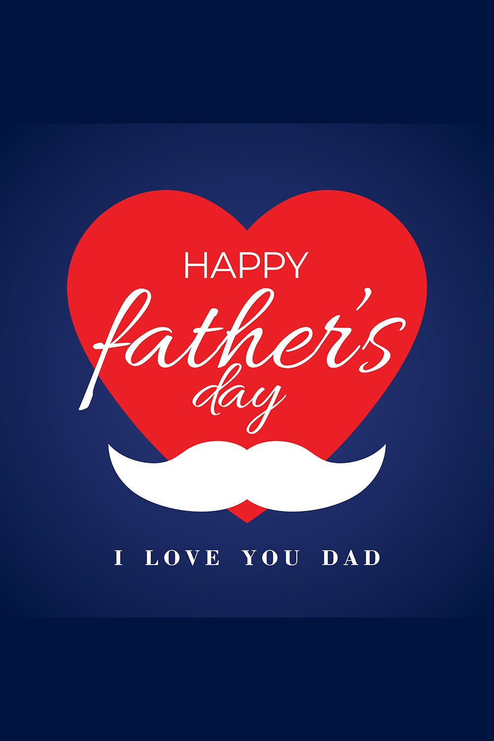 Happy father's day design templates pinterest preview image.