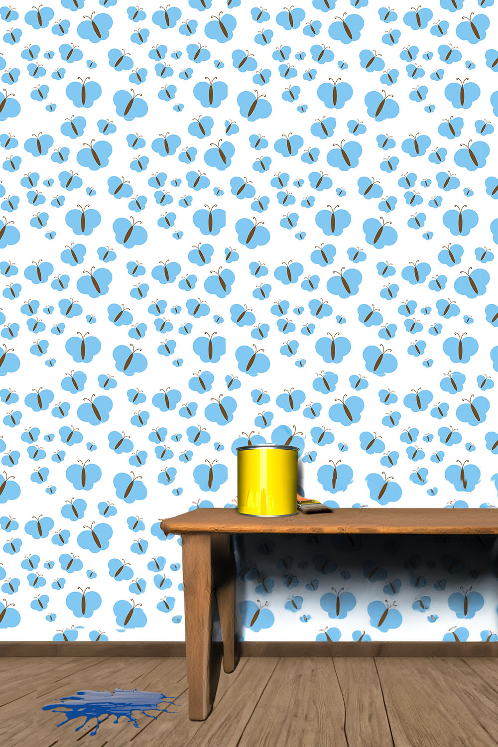 seamless pattern wallpaper for kids room , table mat design, gift wrapper design pinterest preview image.