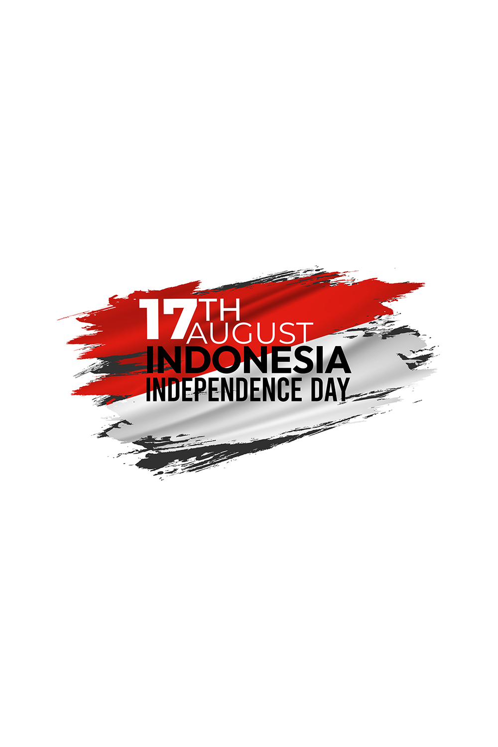 Indonesia, Indonesia independence day design templates pinterest preview image.