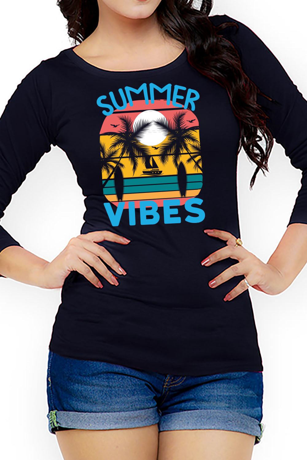 Summer Vibes SVG Bundle Cut File, Beach Life Svg, Hello Summer Svg, Summer Saying Svg, Salty Vibes, Summer Love, Vacation, Summer Vibes t shirt, Summer Quotes, Typography Design, pinterest preview image.