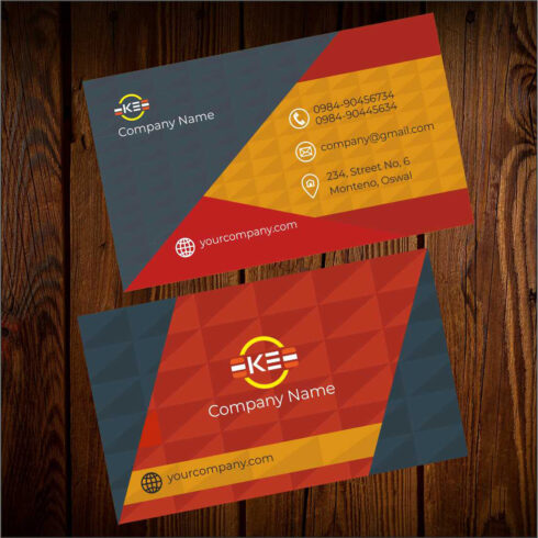 Business Card Design Template cover image.