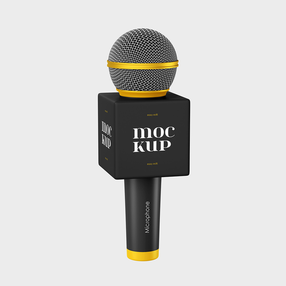 Microphone Mockup Set cover image.