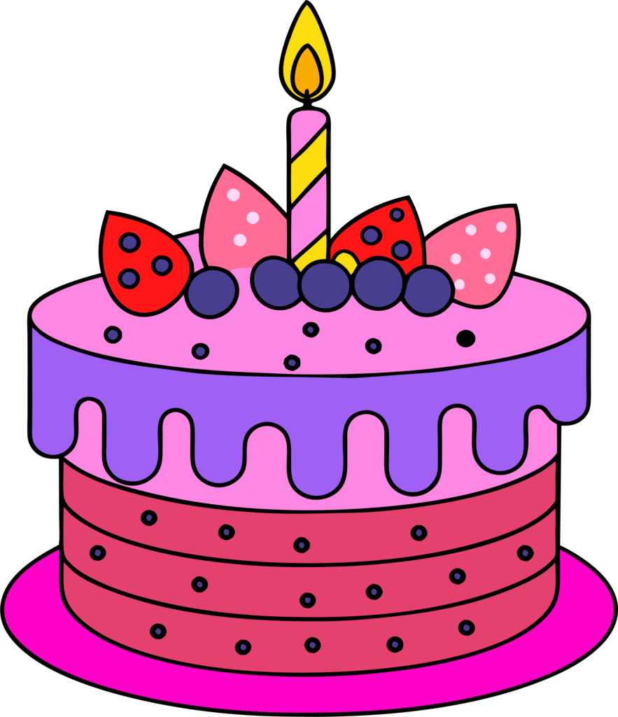 4 Birthday Cake Vector - MasterBundles