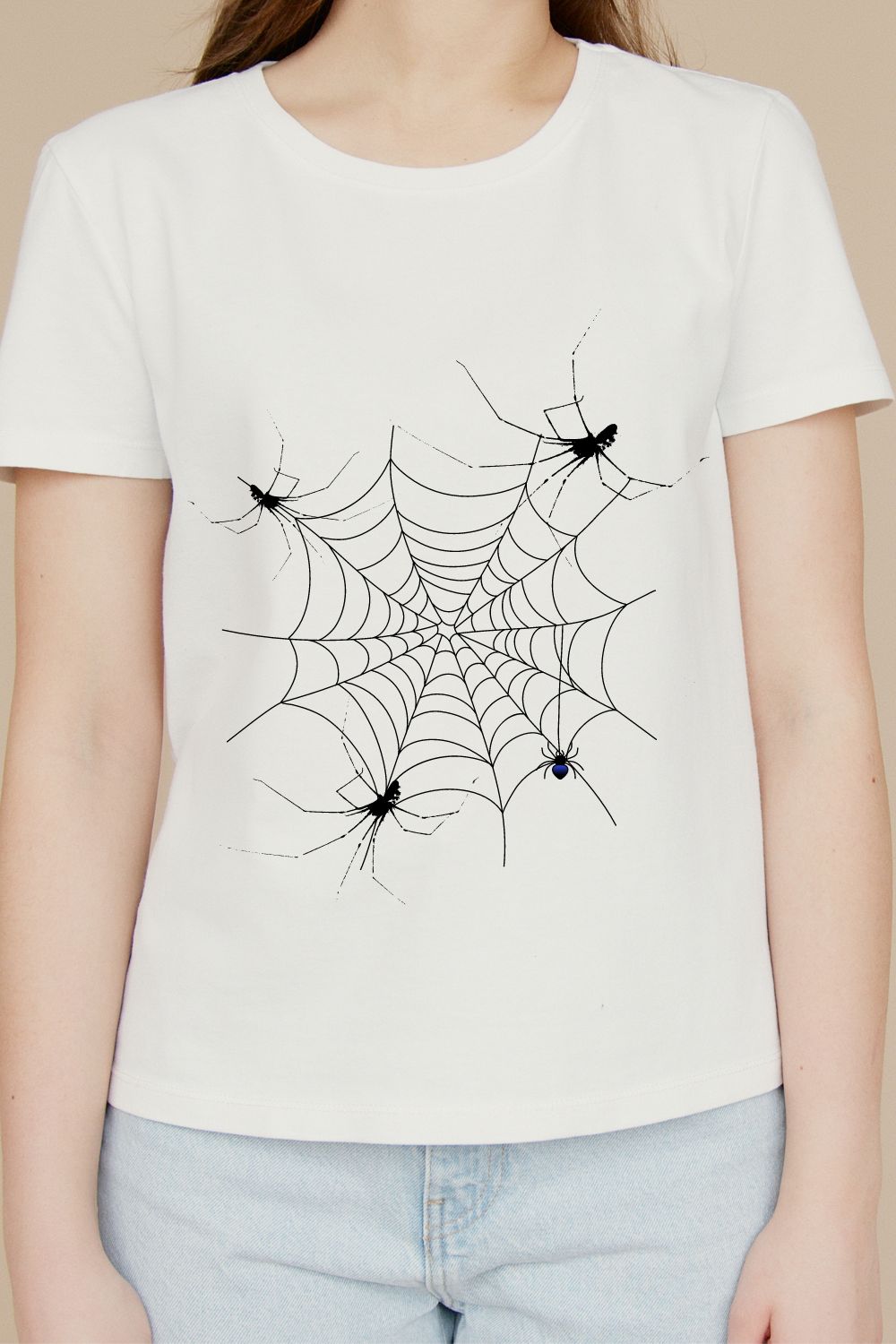 spiders t-shirt design pinterest preview image.