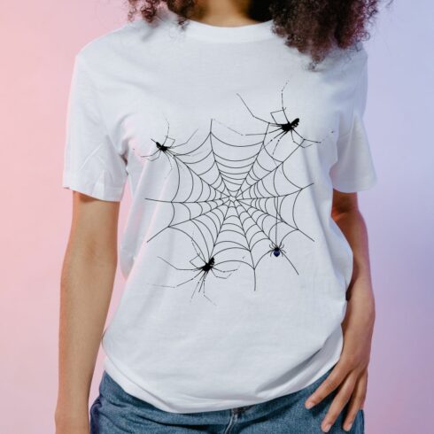 spiders t-shirt design cover image.