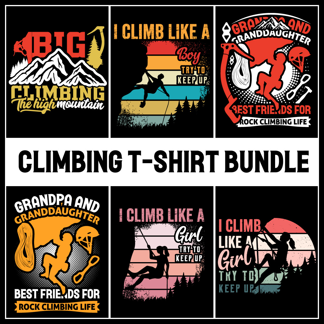 Climbing Tshirt- Hiking T-Shirt Design- Camping, Hiking, Climbing T-shirt Design cover image.