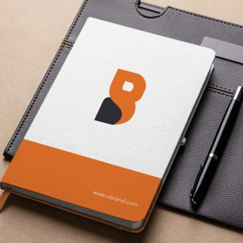 Stylish Initial B Letter Logo Brand Identity Logo Template cover image.