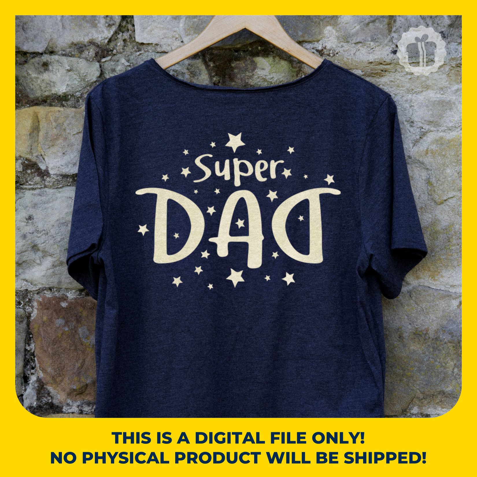 Super Dad SVG | Father's Day SVG, DXF, EPS, JPG, PNG & PDF Files  preview image.