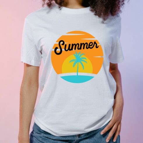 summer design t-shirt cover image.