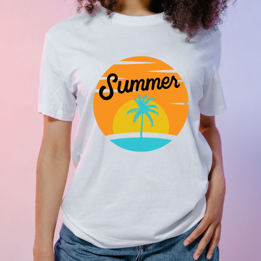 summer design t-shirt cover image.