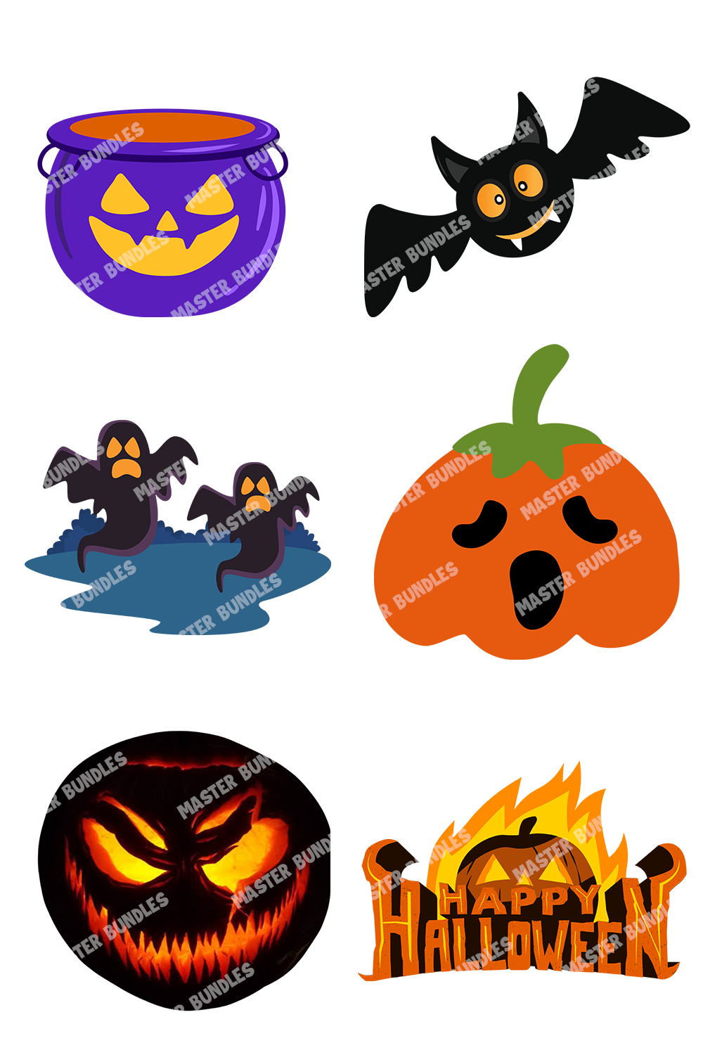 HALLOWEEN GRAPHICS PACK 4K GRAPHICS pinterest preview image.