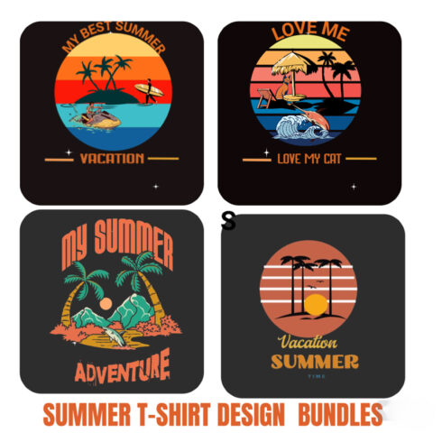 Summer T-Shirt Design cover image.