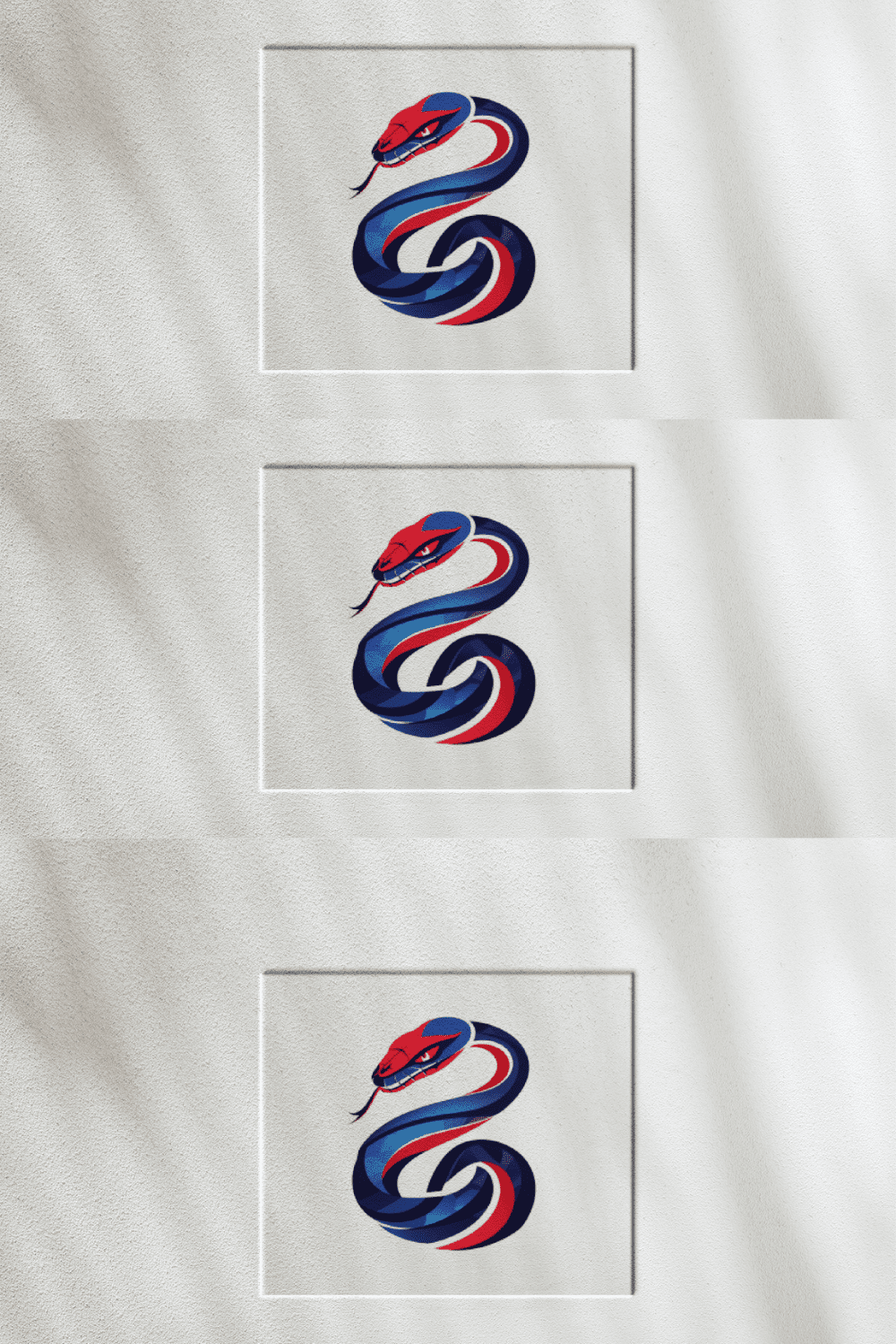 Snake Logo pinterest preview image.