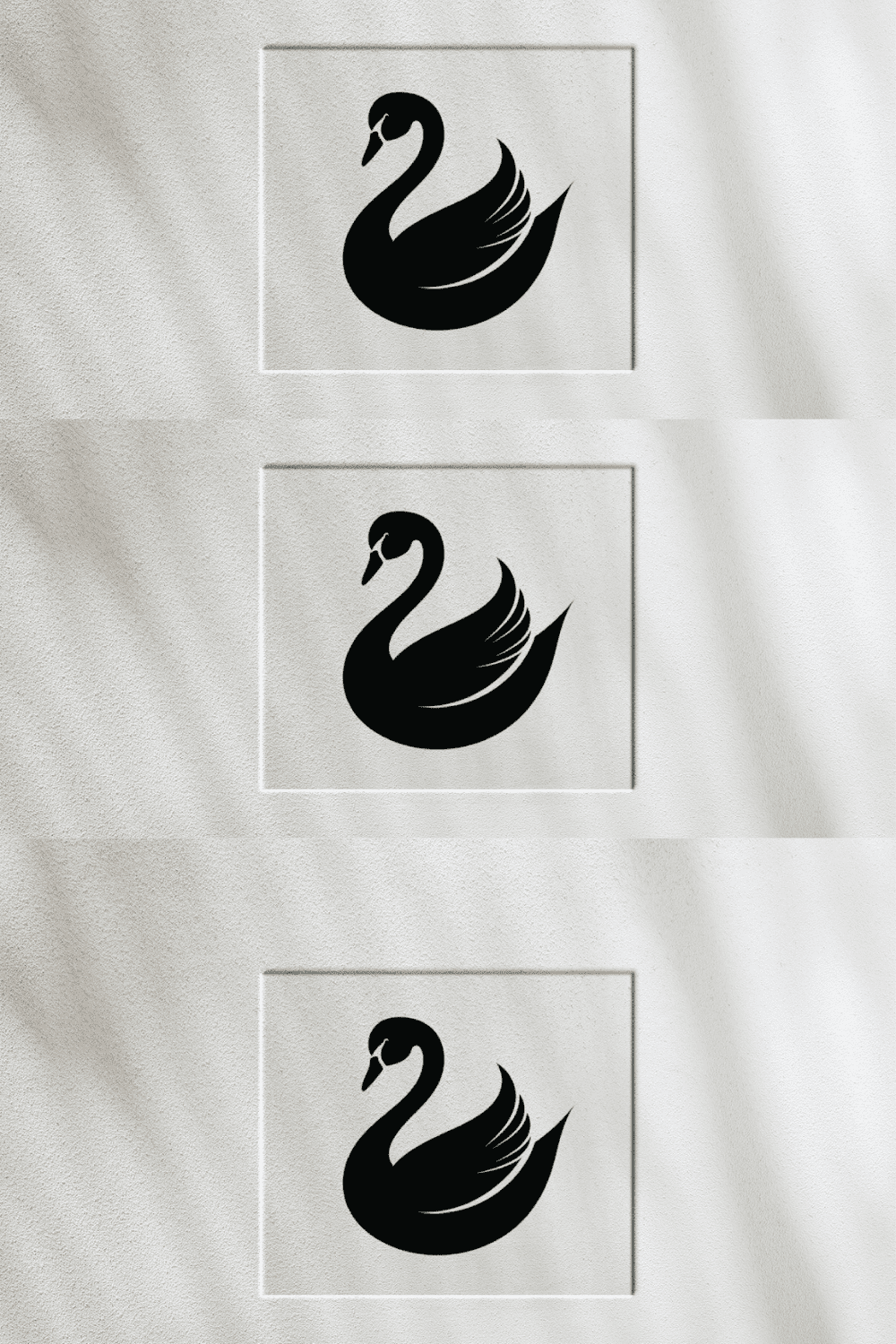 Swan Logo pinterest preview image.